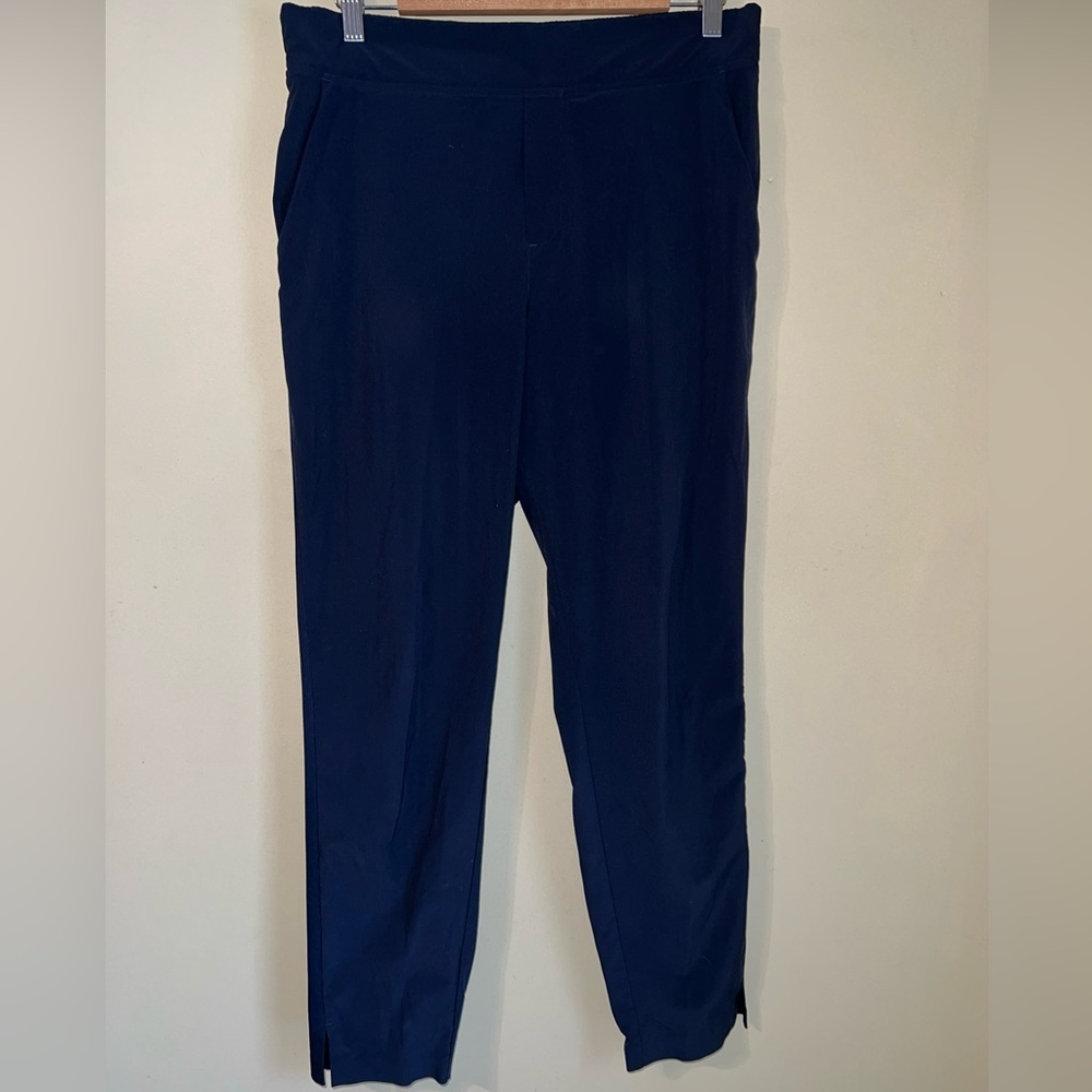 ATHLETA Brooklyn Ankle Pant In Navy Blue 10